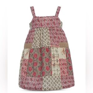 New - Sea Girls' Panna Patchwork Tank Dress